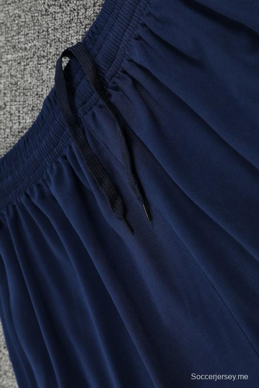 25/26 باريس سان جيرمان سترة حمراء/زرقاء + قميص + شورت