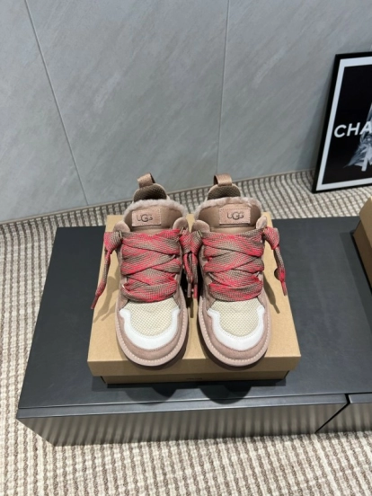 UGG Platform Loafers Series Round Toe Chunky Sole Casual Shoes - MJ00270