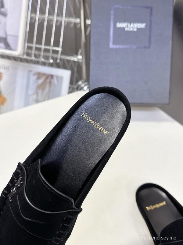 Saint Laurent Classic Loafer Mule Flats - KFY00320