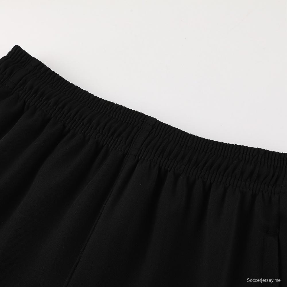 25/26 تشيلسي جاكيت تشيلسي أبيض نصف سحاب + بنطلون طويل + بنطلون طويل