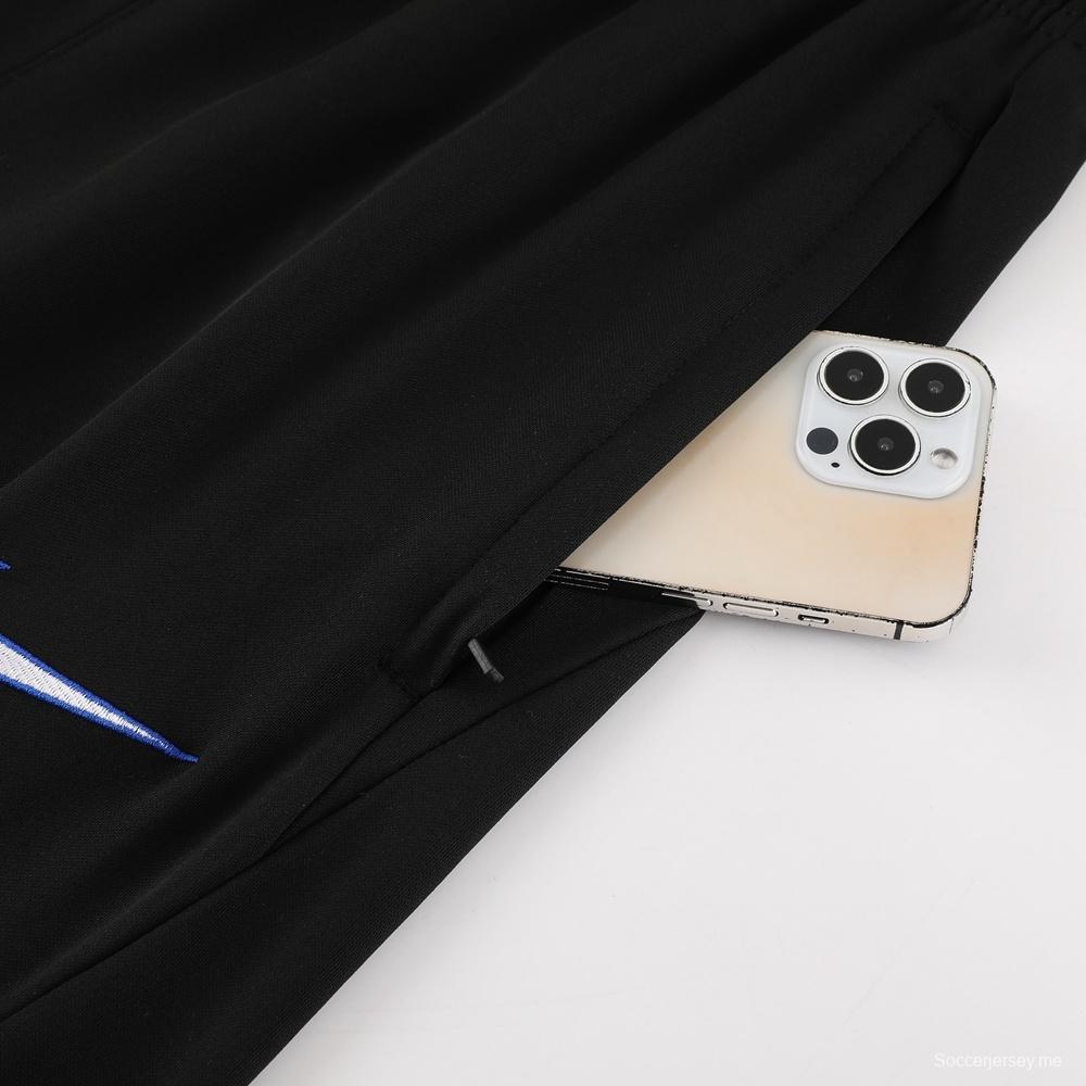 25/26 إنتر ميلان الإيطالي سترة نصف سحاب أزرق سماوي + بنطلون طويل + بنطلون طويل