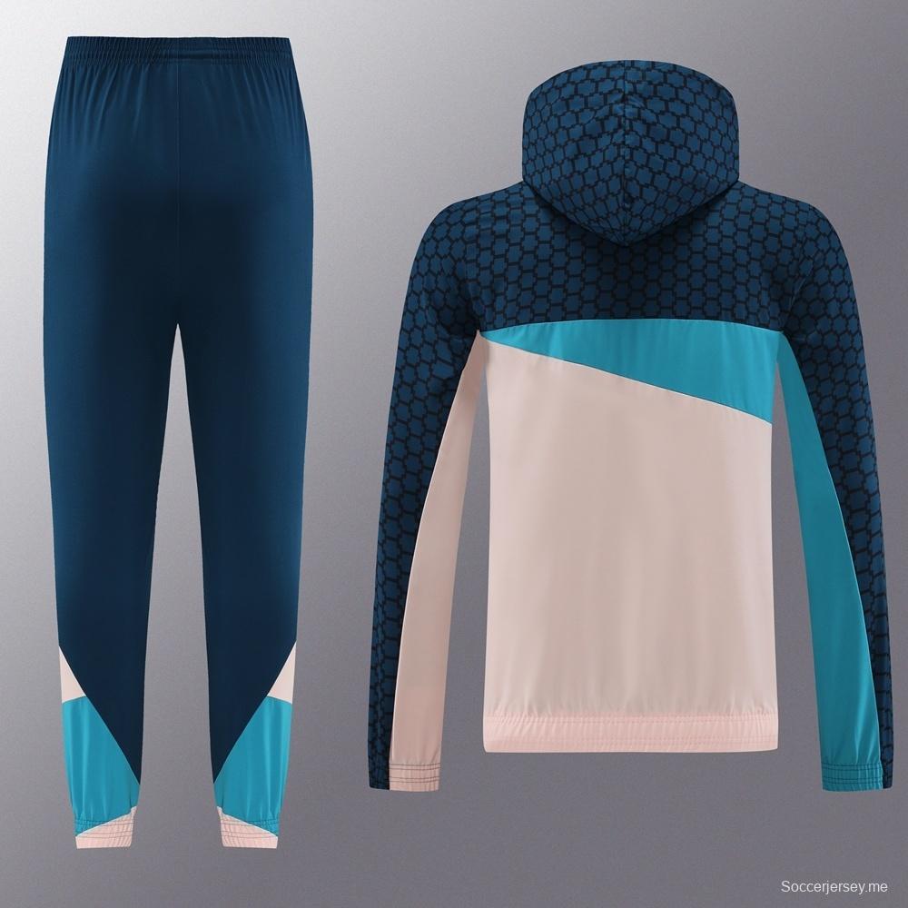 جاكيت نصف سحاب مانشستر سيتي + بنطال طويل S-2XL