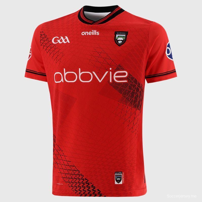 25/26 Sligo GAA Red with Black Geometric Pattern Jersey