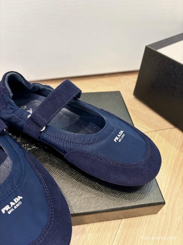 Prada 2025/SS Metal Toe Thin Sole Training Shoes Casual Footwear - LY00260