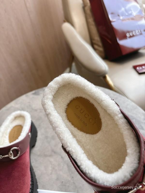 Gucci Mule Shoes with Horsebit Detail and Medium Heel - LY00320