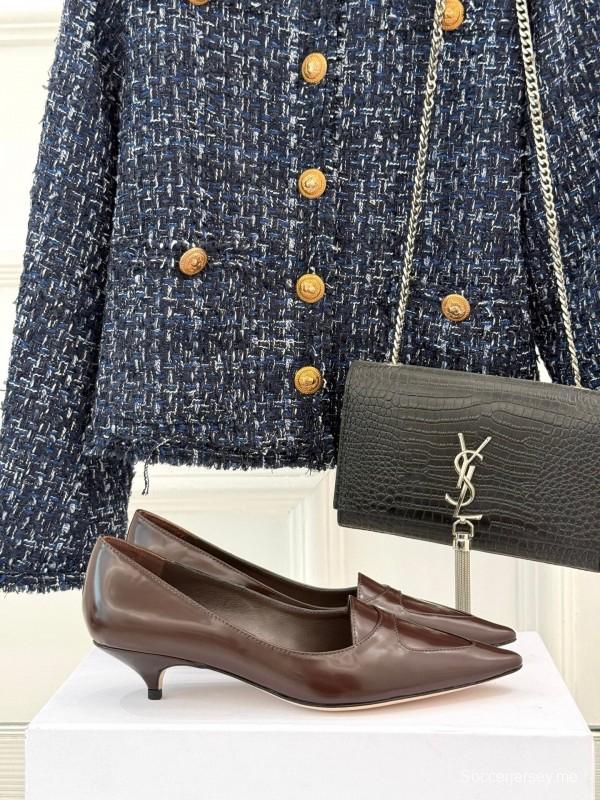 حذاء ذا رو 2025 ذا رو 2025 بكعب عالٍ بكعب عالٍ مدبب من الأمام - KFY00320