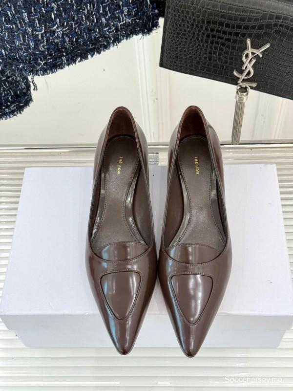 حذاء ذا رو 2025 ذا رو 2025 بكعب عالٍ بكعب عالٍ مدبب من الأمام - KFY00320