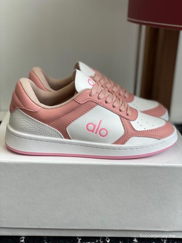 حذاء رياضي أبيض بلونين من ألو 2025 س س س بلونين أبيض مريح ومنصة كاجوال - KFY00280