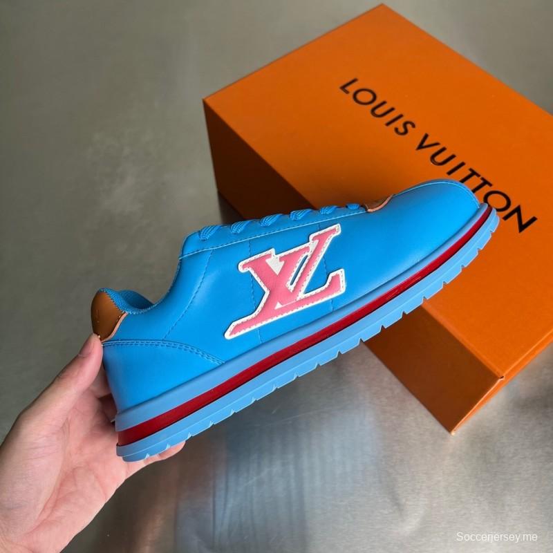 لويس فويتون LV x فاريل ويليامز مجموعة أحذية رياضية كاجوال بلاتفورم من لويس فويتون LV x فاريل ويليامز - YC
