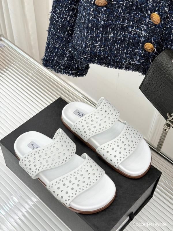 صندل آليا لربيع وصيف 2025 لربيع وصيف 2025 صندل كاجوال مخرم بالليزر - KFY00260