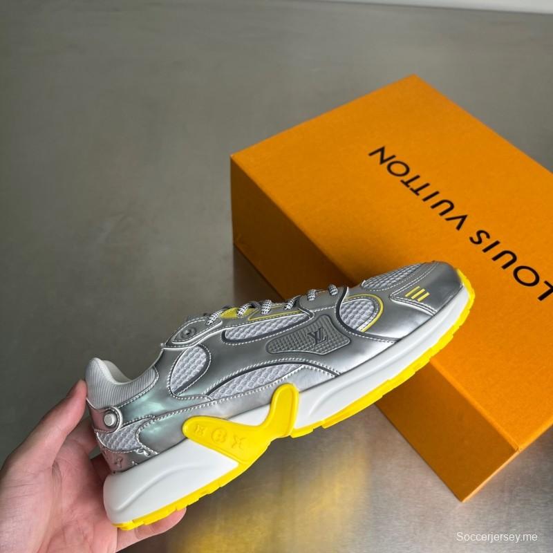 حذاء إل في أولمبيا ذو رباط مستدير من الأمام والجزء العلوي منخفض الكاجوال - YC