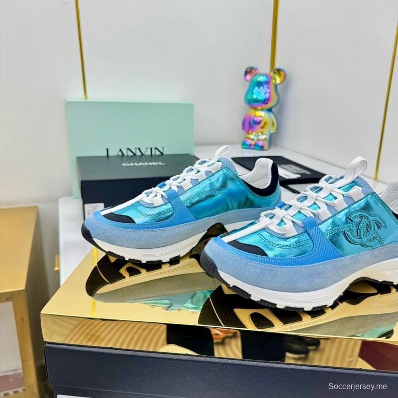 شانيل 2025 شانيل 2025 حذاء رياضي كاجوال بنعل مكتنزة - LY00310