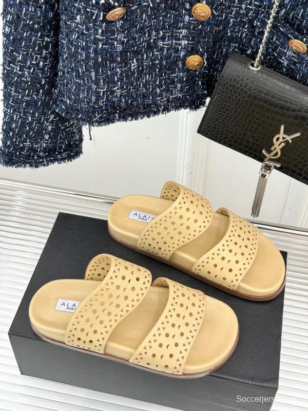صندل ألايا لربيع وصيف 2025 صندل كاجوال بفتحة ليزر - KFY00260