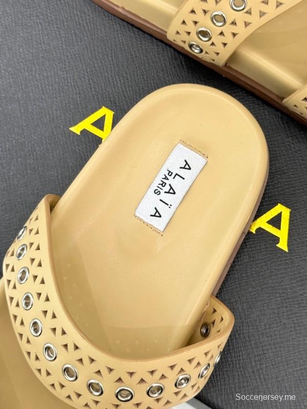 صندل كاجوال مجوف من ALAIA 2025 SS - KFY00260