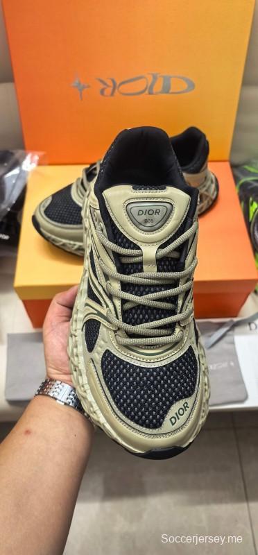 حذاء رياضي بتصميم ريترو - AS00400 من ديور B35 أبي أحذية رياضية بتصميم ريترو - AS00400