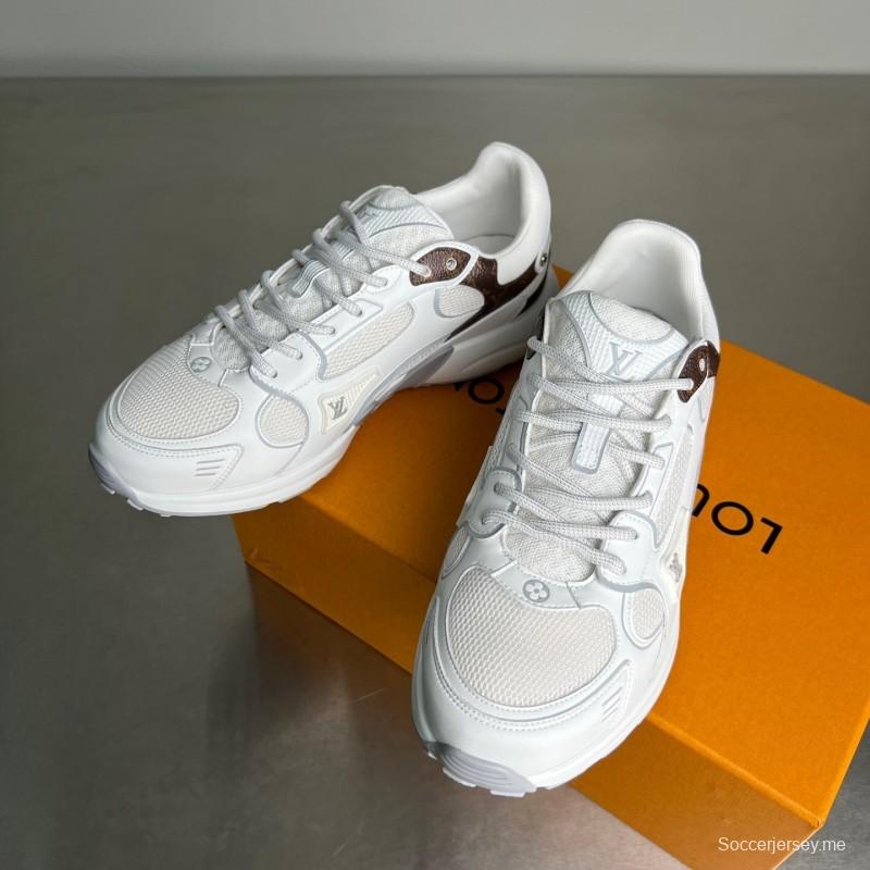 حذاء إل في أولمبيا ذو رباط مستدير من الأمام والجزء العلوي منخفض الكاجوال - YC