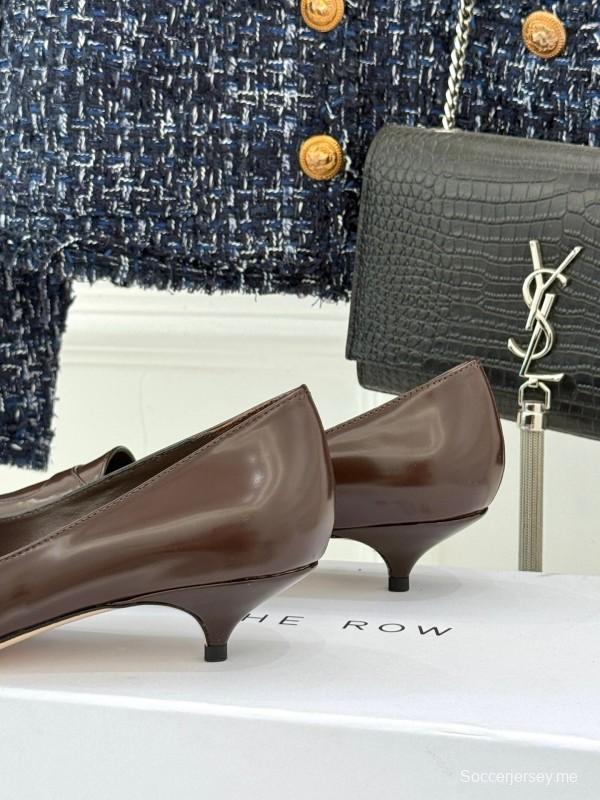 حذاء ذا رو 2025 ذا رو 2025 بكعب عالٍ بكعب عالٍ مدبب من الأمام - KFY00320