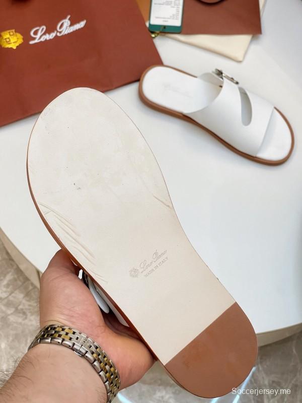 صنادل لورو بيانا للرجال لربيع/صيف 2025 الكاجوال للرجال بخياطة عالية الجودة - AS00250