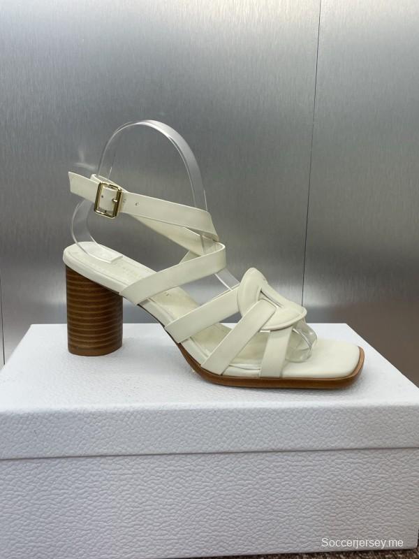 ديور دي-كلوب دي-كلوب حذاء نسائي بكعب عالٍ مجوف اللون مجوف بحزام متقاطع بكعب عالٍ للنساء - KFY00290