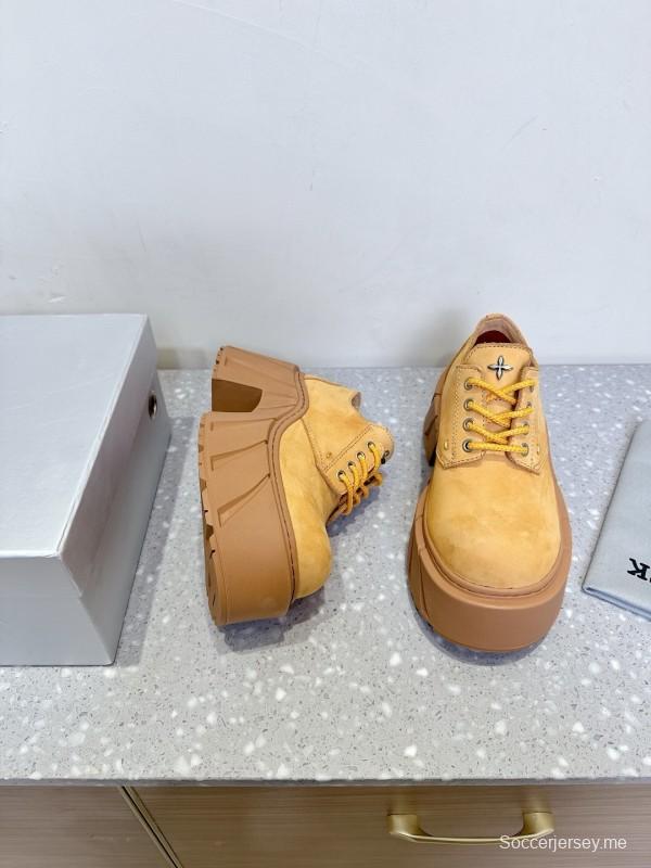 Smfk 2025 SS Collection Platform Derby Shoes with Thick Sole - LY00260