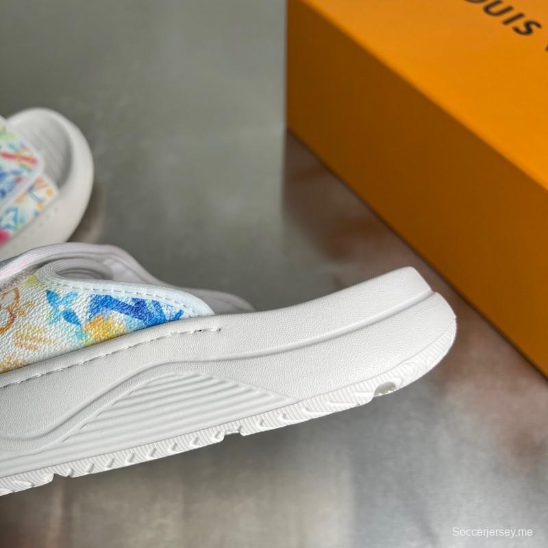 صندل ميامي ميامي ميامي بحزام فيلكرو من لويس فويتون - YC