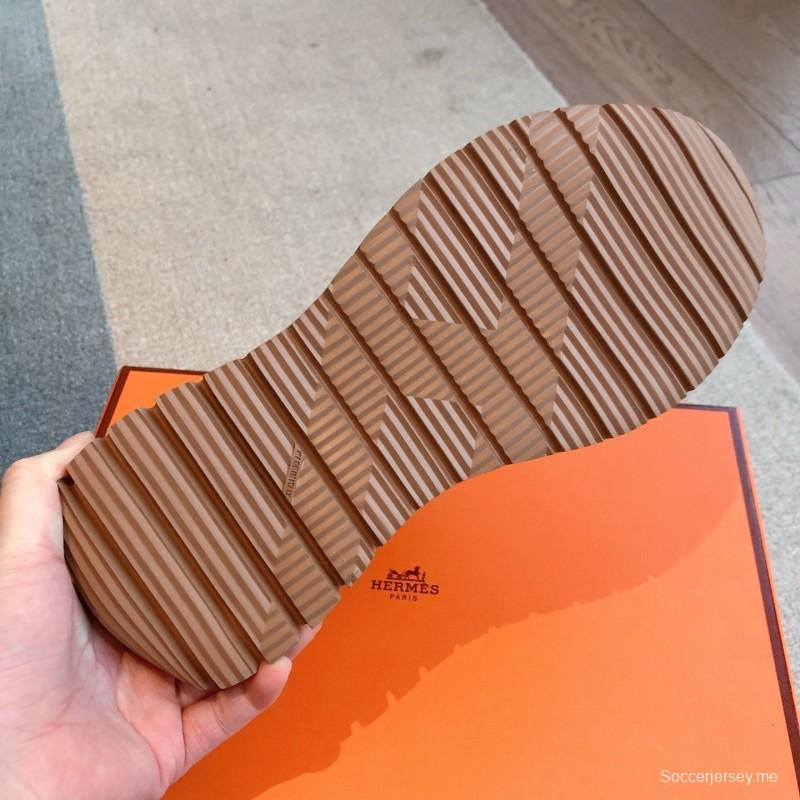 حذاء تشيلسي كلاسيكي من نوع H من مجموعة ربيع 2025 من مجموعة إيرلي كلاسيك تشيلسي مع بلوكات ملونة بريطانية - AS00380