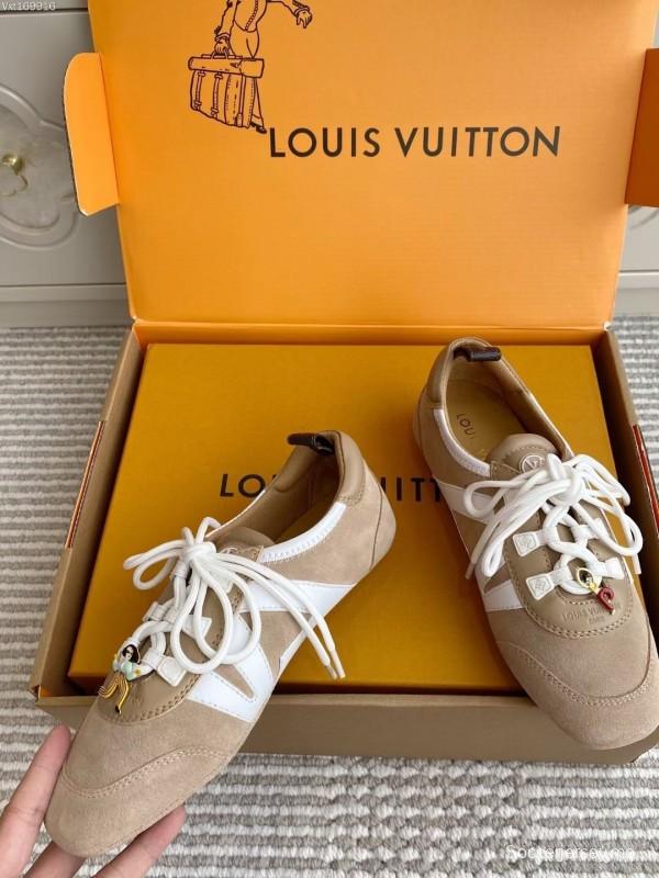 حذاء الباليه الرياضي سنيكرينا من لويس فويتون SNEAKERINA مع رقاقة - AS00350