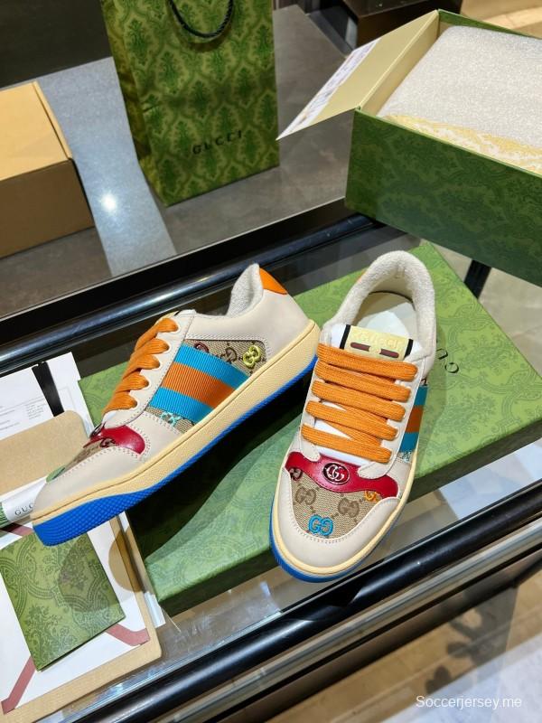 حذاء رياضي من غوتشي 2025 من مجموعة غوتشي 2025 بتصميم ريترو وميزات مريحة - AS00270