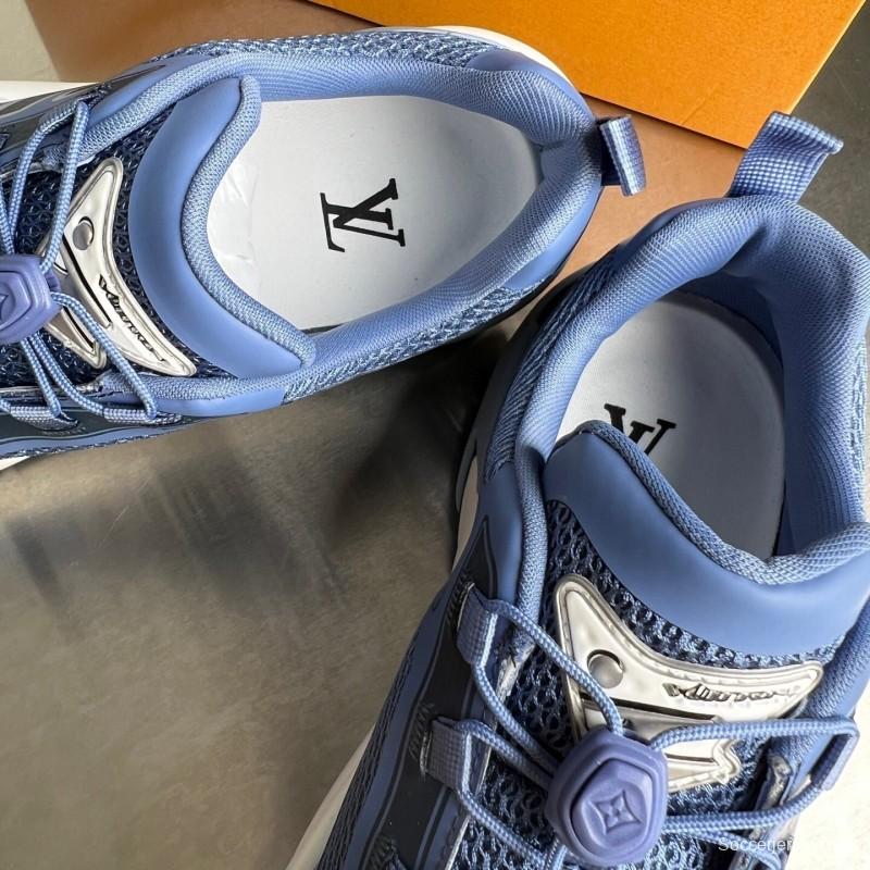 حذاء رانر تاتيك 2025 من سلسلة Lv Runner Tatic 2025 للرجال كاجوال برباط منخفض من الأعلى - YC