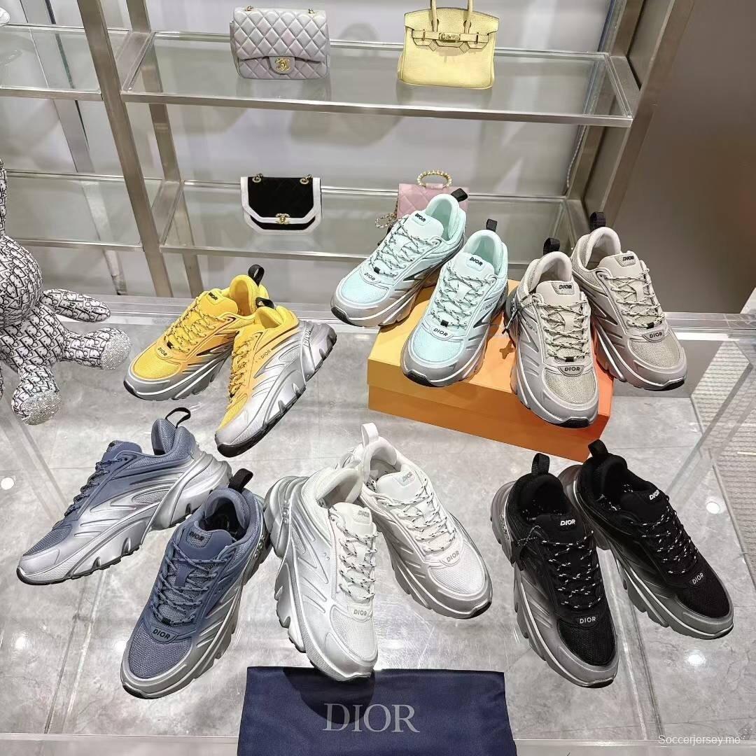 حذاء رياضي بتصميم ريترو - AS00380 من ديور B44 أبي أحذية رياضية بتصميم ريترو - AS00380