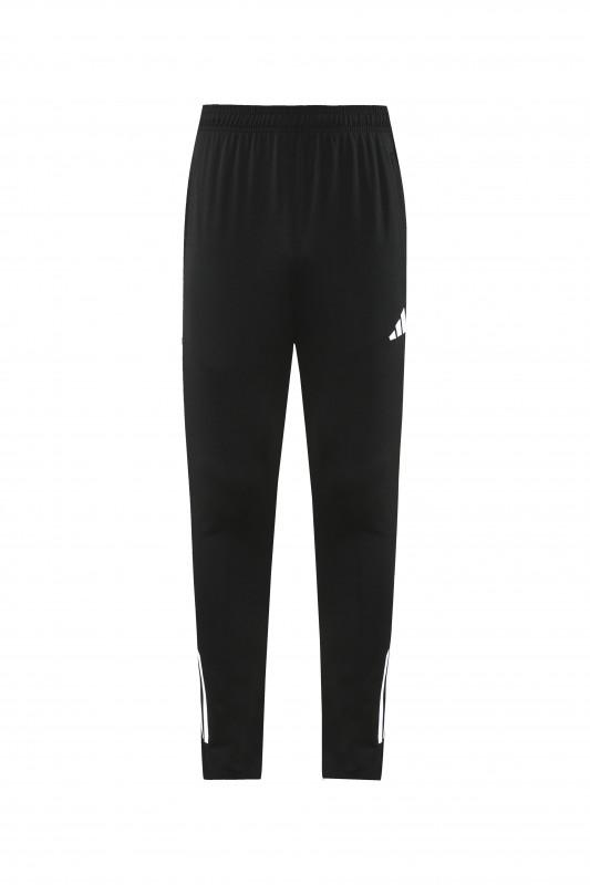 25/26 أديداس سترة رياضية بسحاب كامل رمادي فاتح + بنطلون طويل + أديداس 25/26