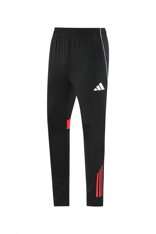 25/26 أديداس سترة رياضية بسحاب كامل أحمر/أبيض + بنطلون طويل + جاكيت أديداس أحمر/أبيض