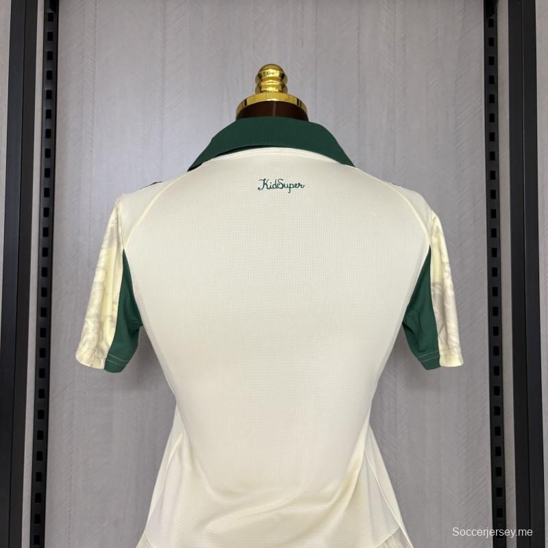 25/26 سيدات بالميراس قميص بالميراس بيج اللون البيج