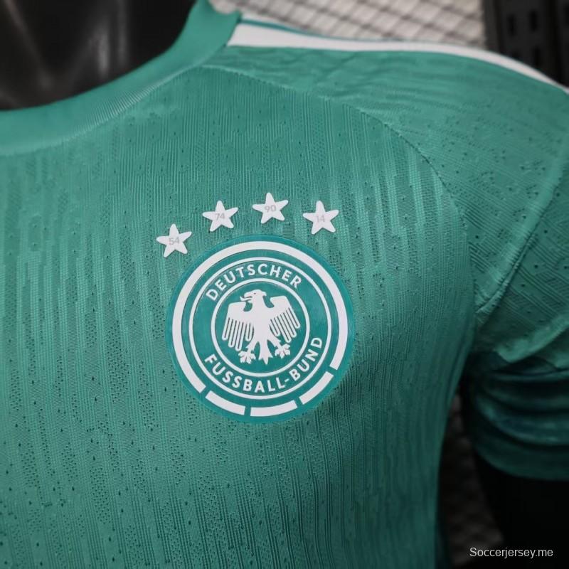 إصدار اللاعب 2026 قميص تدريب ألمانيا 2026 قميص تدريب ألمانيا أخضر مخضر مائل إلى الأزرق المخضر