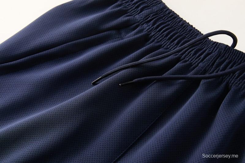 2026 NIKE سترة زرقاء بسحاب كامل + بنطال طويل