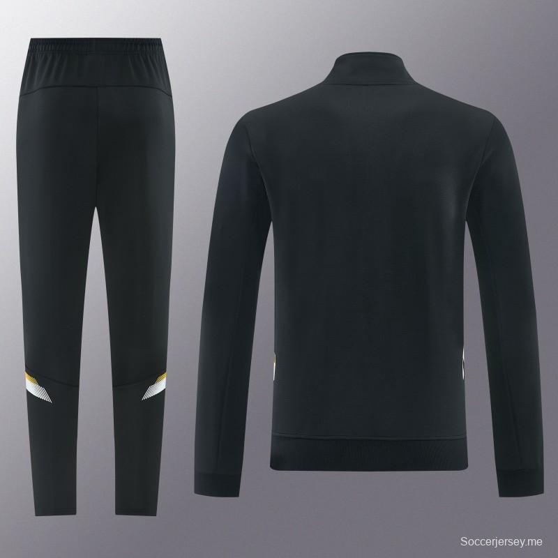 2026 NIKE سترة سوداء بسحاب كامل + بنطال طويل