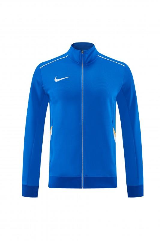2026 NIKE سترة زرقاء بسحاب كامل + بنطال طويل