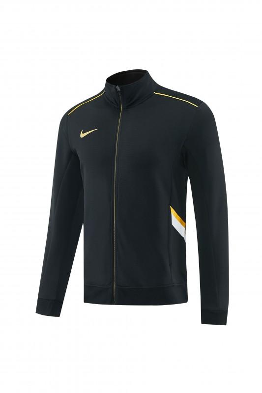 2026 NIKE سترة سوداء بسحاب كامل + بنطال طويل