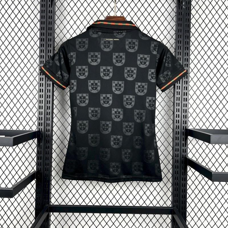 2026 قميص خاص للسيدات البرتغال أسود