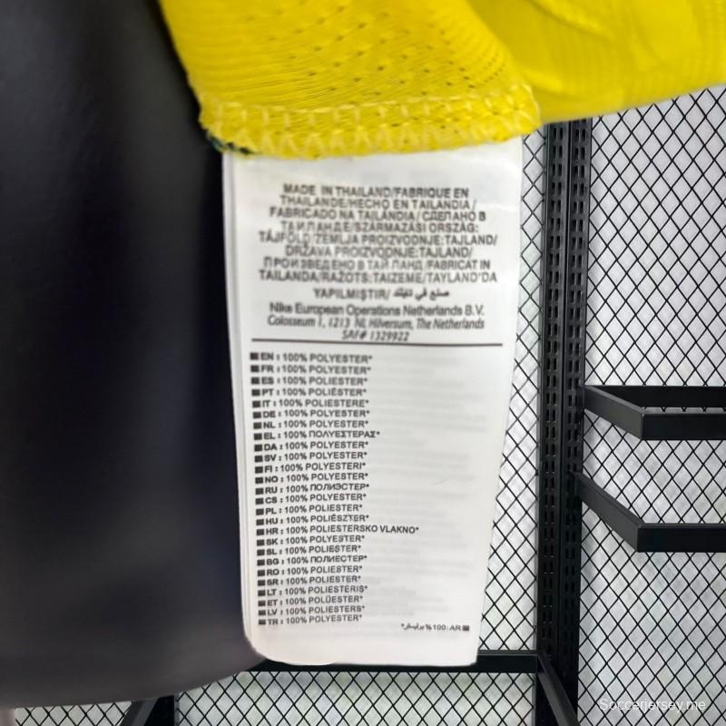 قميص كأس العالم للرجال من البرازيل لعام 2026 بنسخة اللاعبين، ذو الأكمام الطويلة