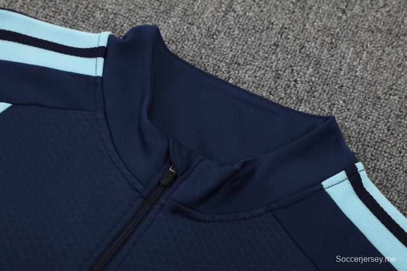 26/27  أرجنتينا - أزرق داكن  طقم رياضي مكون من سترة بنصف سحاب + بنطال طويل