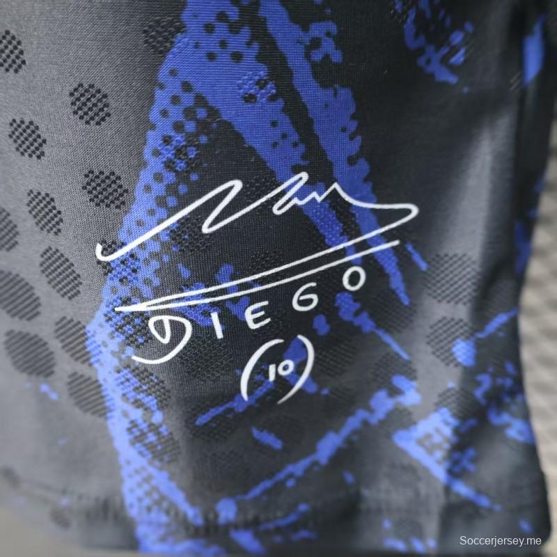 قميص اللاعب الإصدار 2026، طراز "الأرجنتين الأسود والأزرق" (الإصدار الخاص)