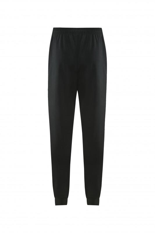 26/27 مانشستر يونايتد - بدلة رياضية سوداء بغطاء رأس وبنطال طويل