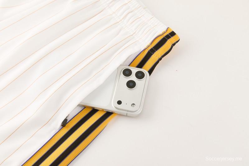 26/27 مانشستر يونايتد - قميص أبيض بأكمام قصيرة + شورت كرة قدم