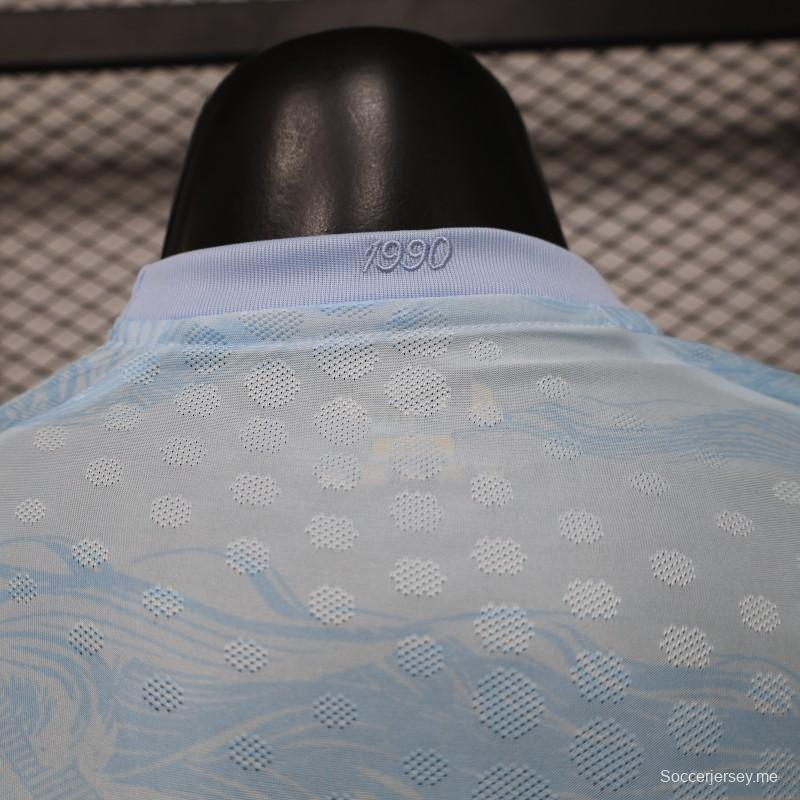 قميص أوروغواي للعب على أرضها - إصدار خاص باللون الأزرق الفاتح - إصدار اللاعب 2026