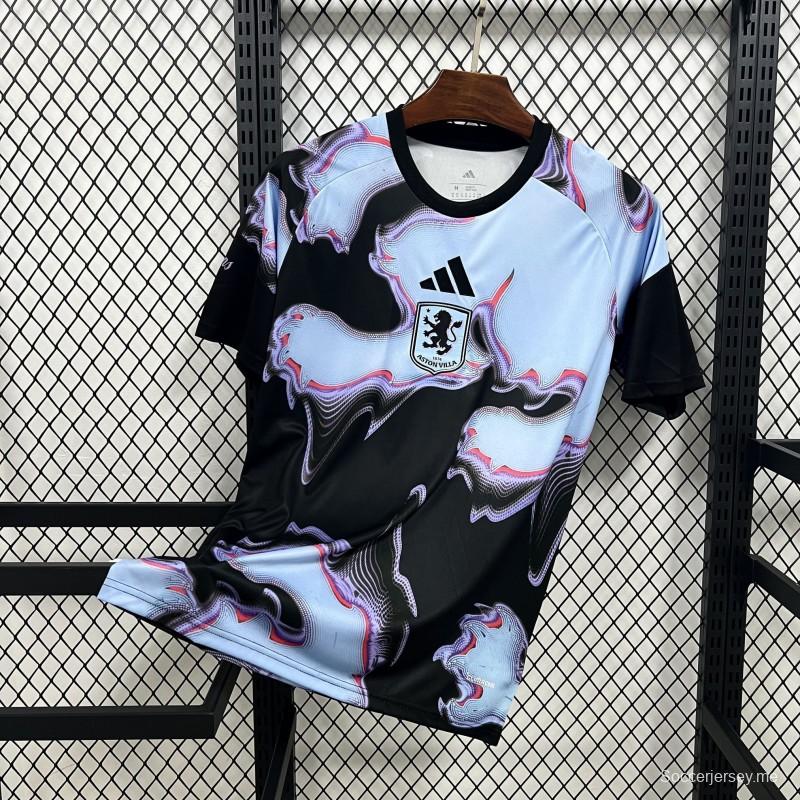 قميص أستون فيلا للرجال لموسم 2026/2027 قبل المباريات