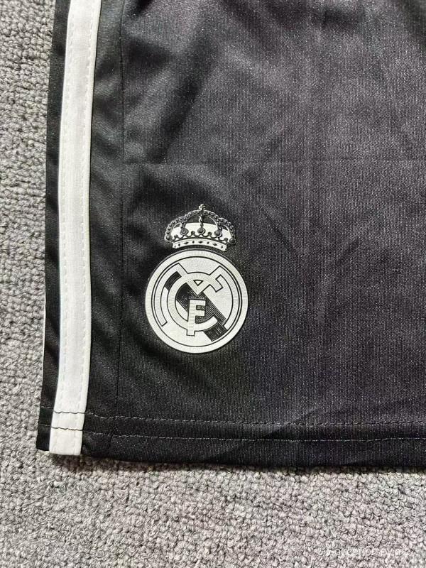قميص ريال مدريد الثالث للأطفال طراز ريترو 14/15 بأكمام طويلة