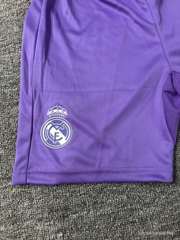 قميص ريال مدريد للأطفال طراز ريترو 16/17 ذو الأكمام الطويلة (قميص المباريات الخارجية)