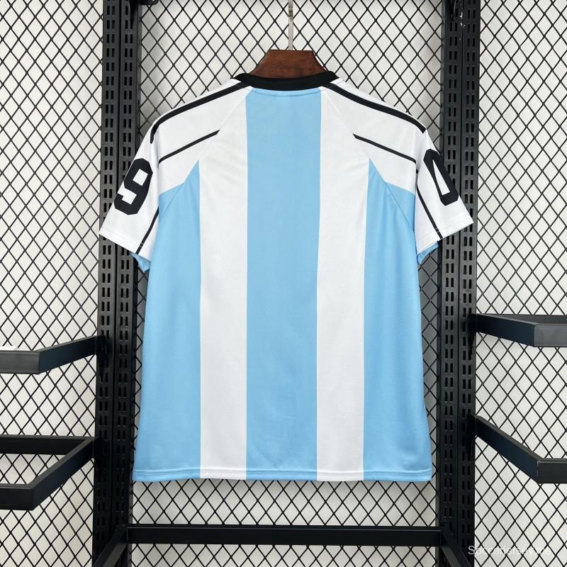 2026 قميص كرة قدم للجنسين بلون أزرق فاتح مخطط على طراز كأس العالم بياقة على شكل V