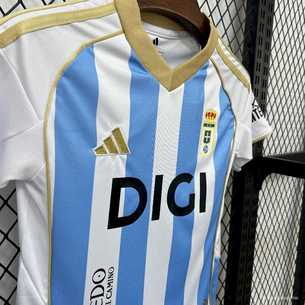 2025/26 طقم أوفييدو ريال أوفييدو الثالث للأطفال